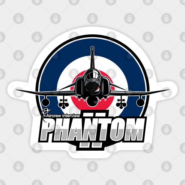 F-4 Phantom II Sticker by Aircrew Interview